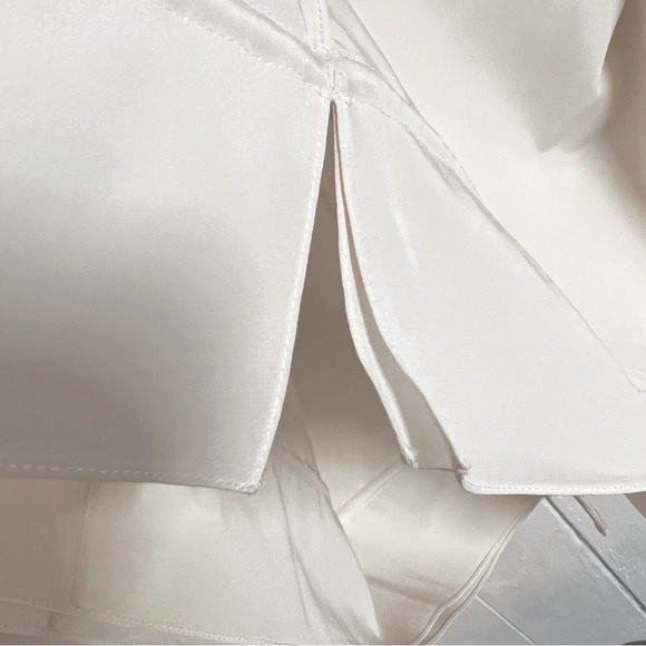 Shamask Silk Crepe De Chine Drawstring Blouse - Picture 4 of 10